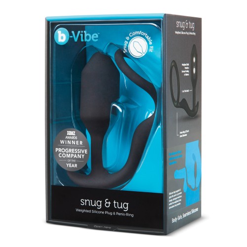 Anillo de Peso Silicona y Pene b-Vibe Snug & Tug