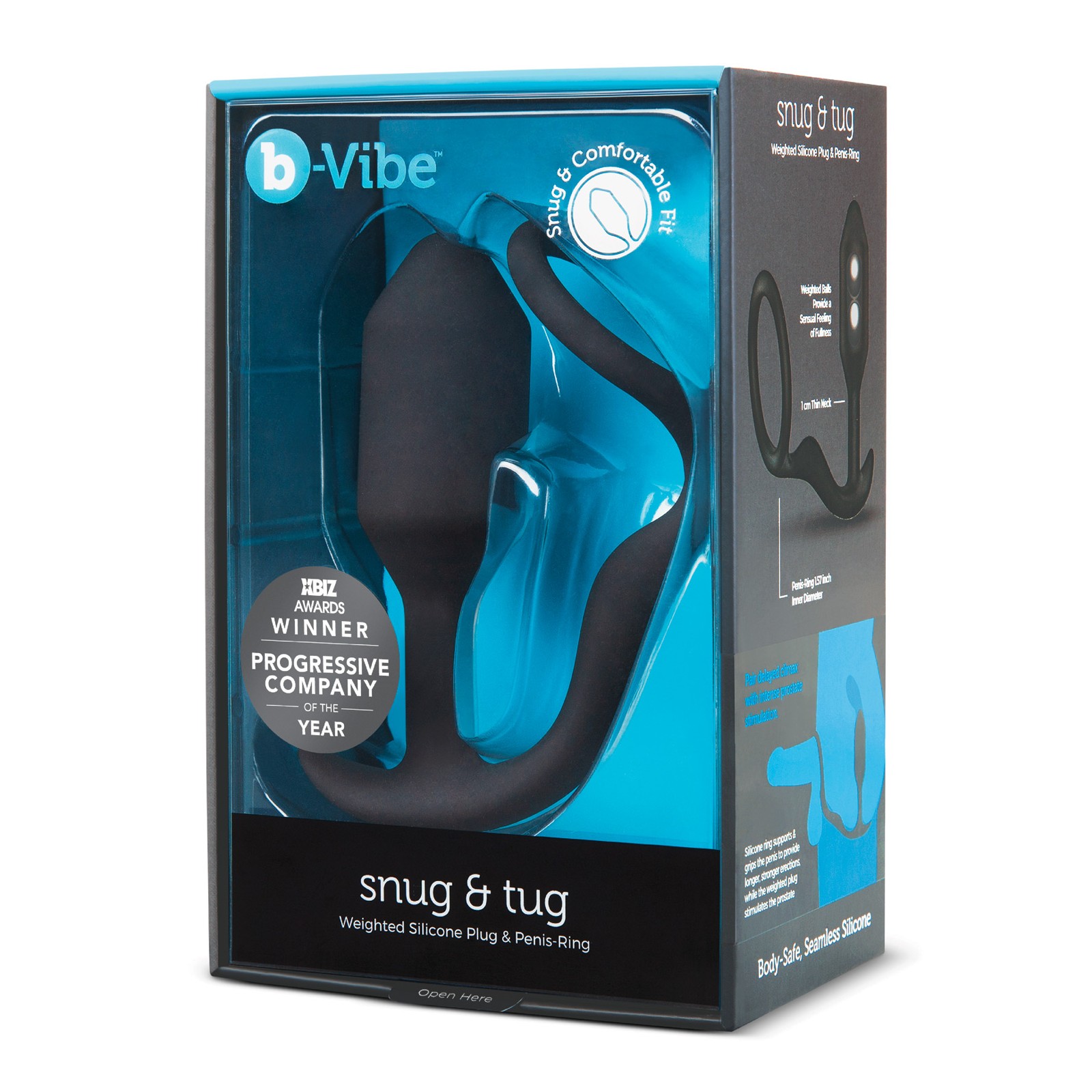 Anillo de Peso Silicona y Pene b-Vibe Snug & Tug