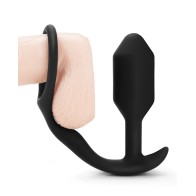 Anillo de Peso Silicona y Pene b-Vibe Snug & Tug