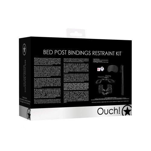 Shots Ouch Bed Post Bindings Restraint Kit