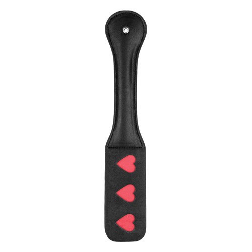 Shots Ouch Hearts Paddle Black