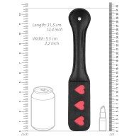 Shots Ouch Hearts Paddle Black