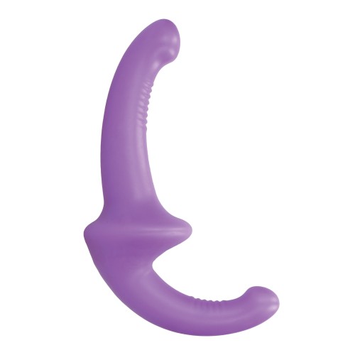 Shots Ouch Strapless Silicone Dildo Purple