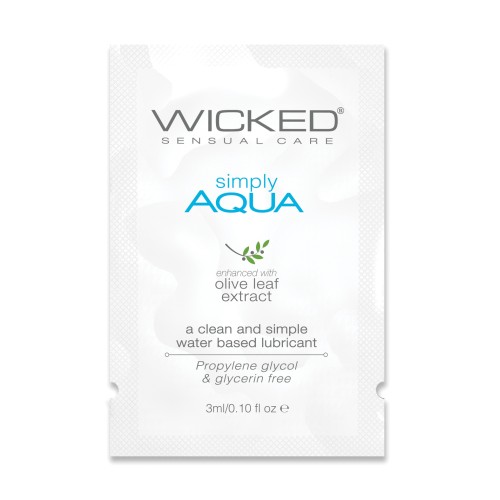 Wicked Sensual Care Simply Aqua Water Based Lubricant