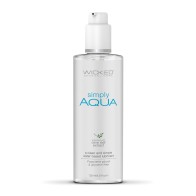 Wicked Simply Aqua Water Based Lubricant 4 oz