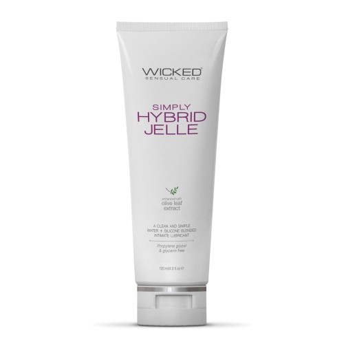 Wicked Sensual Care Simply Hybrid Jelle Lubricant - 4 oz