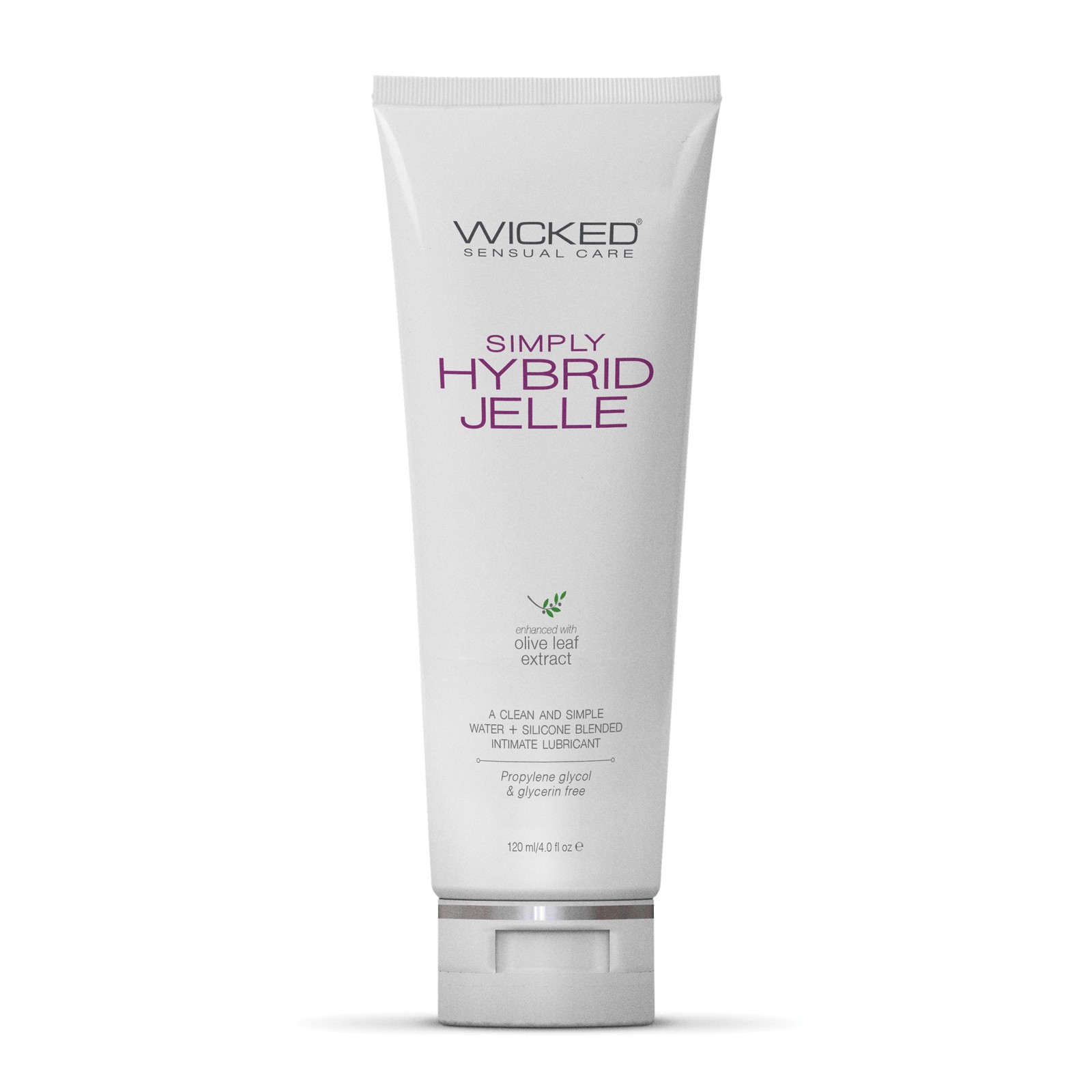 Wicked Sensual Care Simply Hybrid Jelle Lubricant - 4 oz