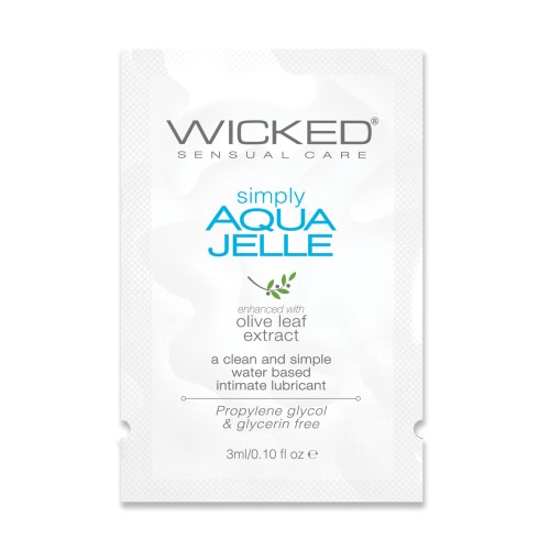 Wicked Sensual Care Simply Aqua Jelle Water Based Lubricant