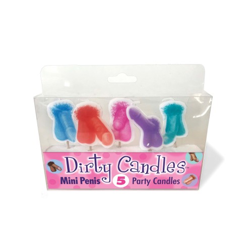 Set de Mini Velas Sucias de Pene