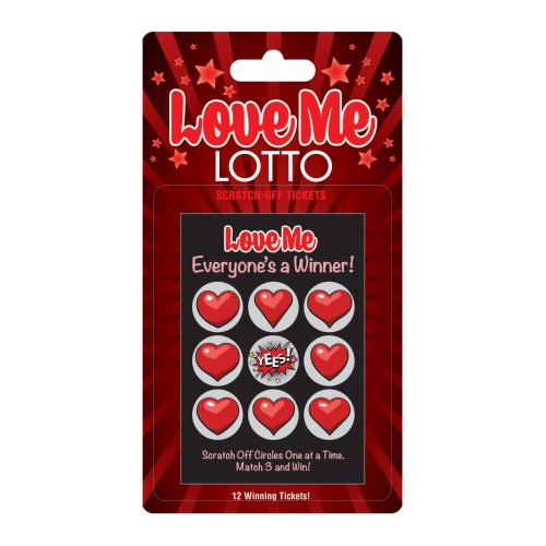 Juego Scratch-Off Love Me Lotto