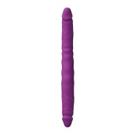 Purple Double Pleasures Dildo for Enhanced Fun