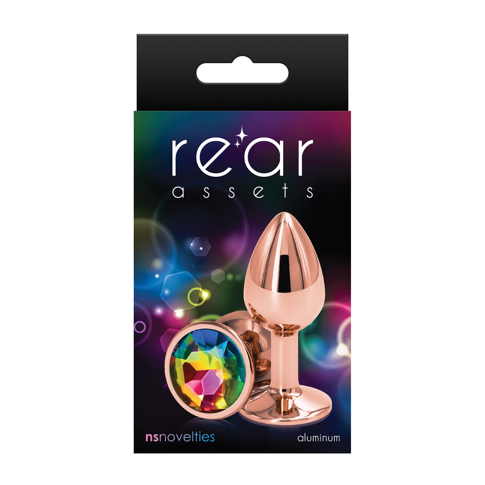 Rear Assets Rose Gold Anal Toy Small