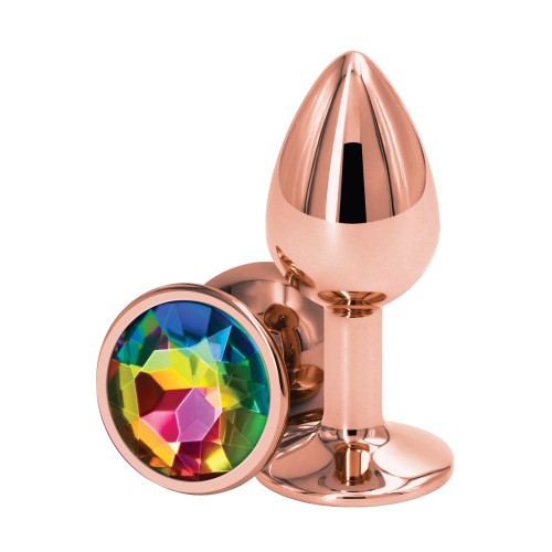 Rear Assets Rose Gold Anal Toy Small