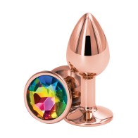 Rear Assets Rose Gold Anal Toy Small