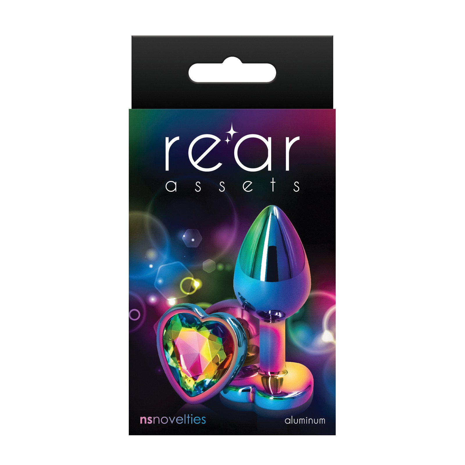 Rear Assets Multicolor Heart Small Rainbow | Playful Anal Toy