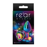 Rear Assets Multicolor Heart Small Rainbow | Playful Anal Toy