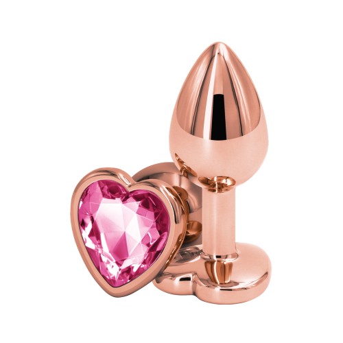 Rear Assets Rose Gold Heart Anal Toy