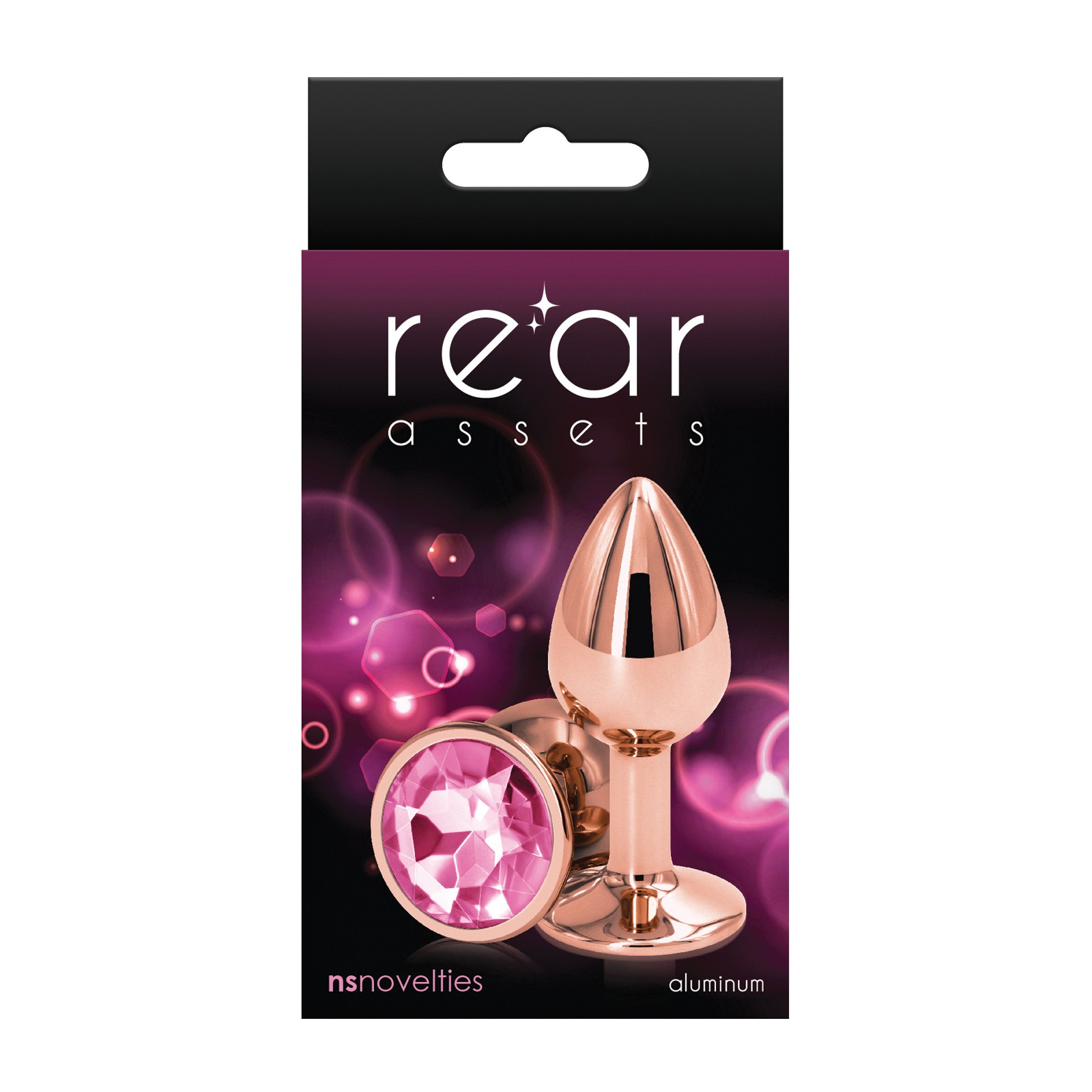 Rear Assets Rose Gold Small Anal Plug