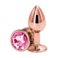 Rear Assets Rose Gold Small Anal Plug