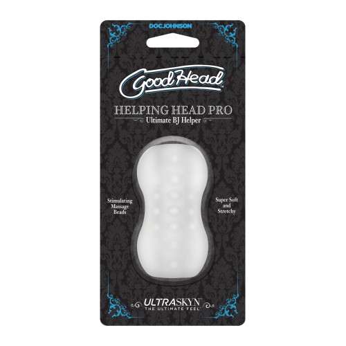 GoodHead Helping Head Pro ULTRASKYN Stroker - Frost