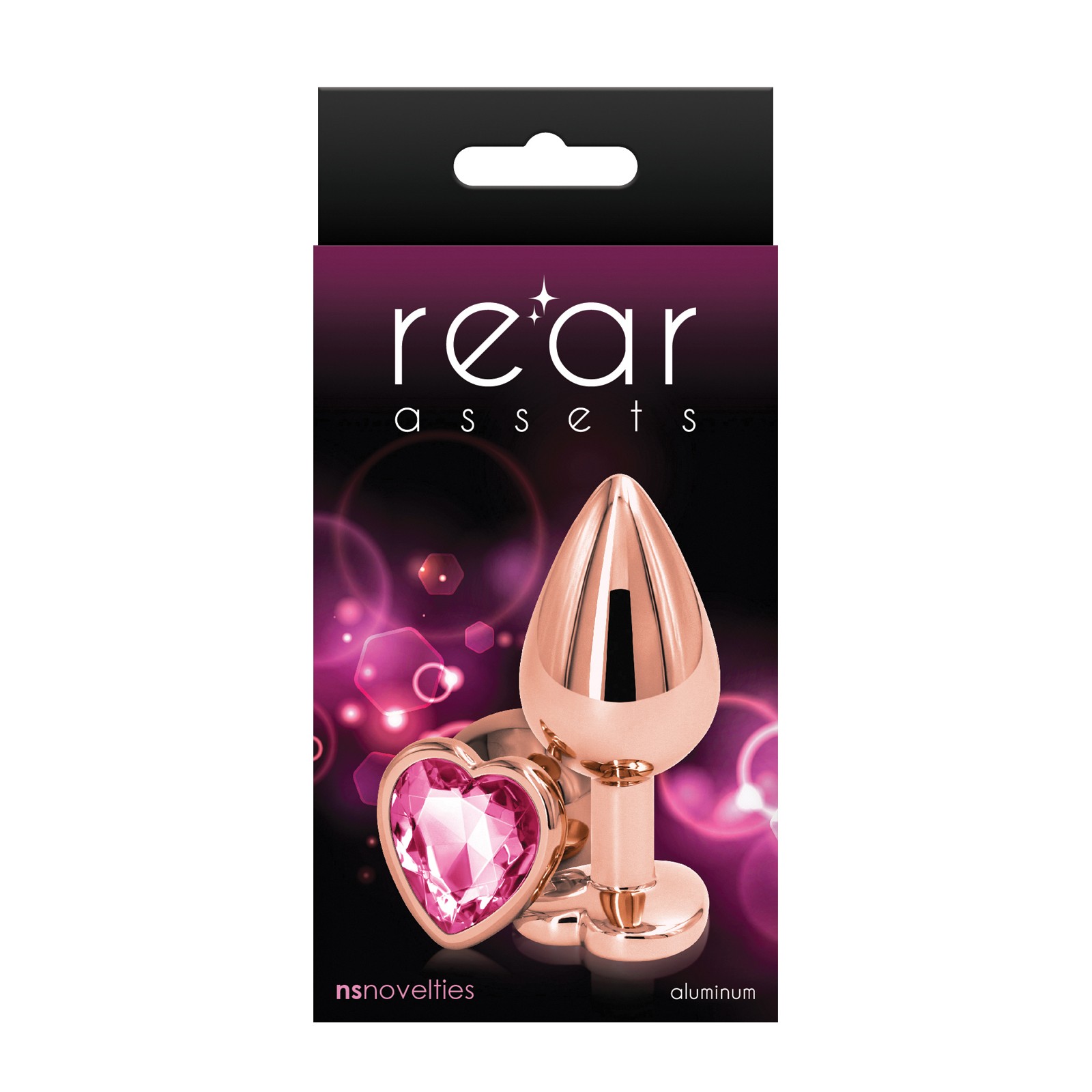 Juguete Anal Corazón Gold Rose - Medium