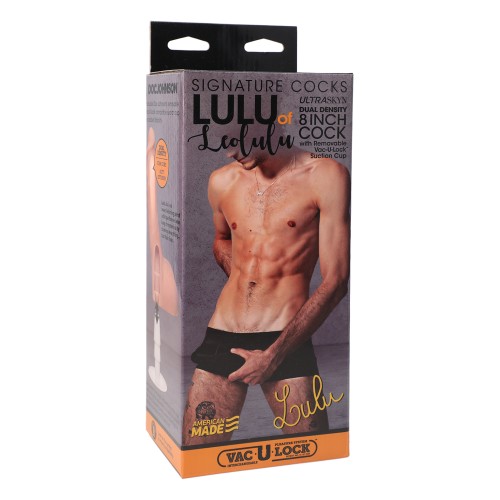 Cock ULTRASKYN de Firma de Lulu de 8" para Placer Supremo