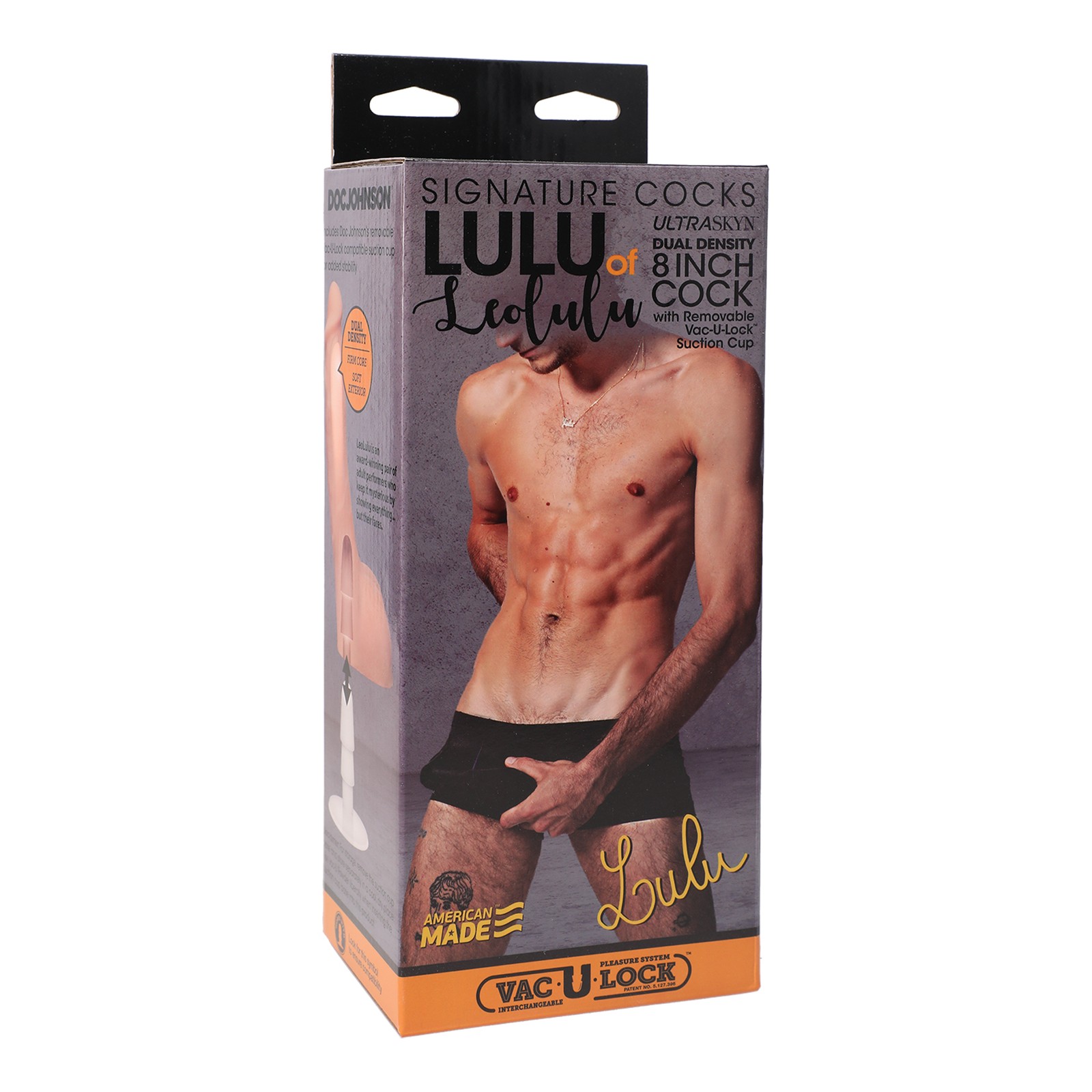 Cock ULTRASKYN de Firma de Lulu de 8" para Placer Supremo