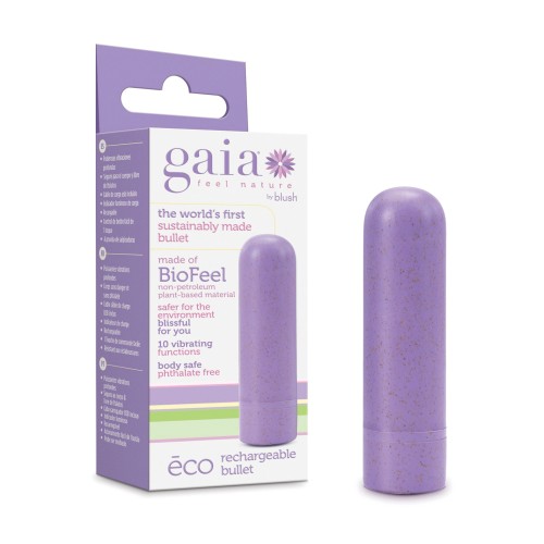 Blush Gaia Bullet Recargable Ecológico Lila