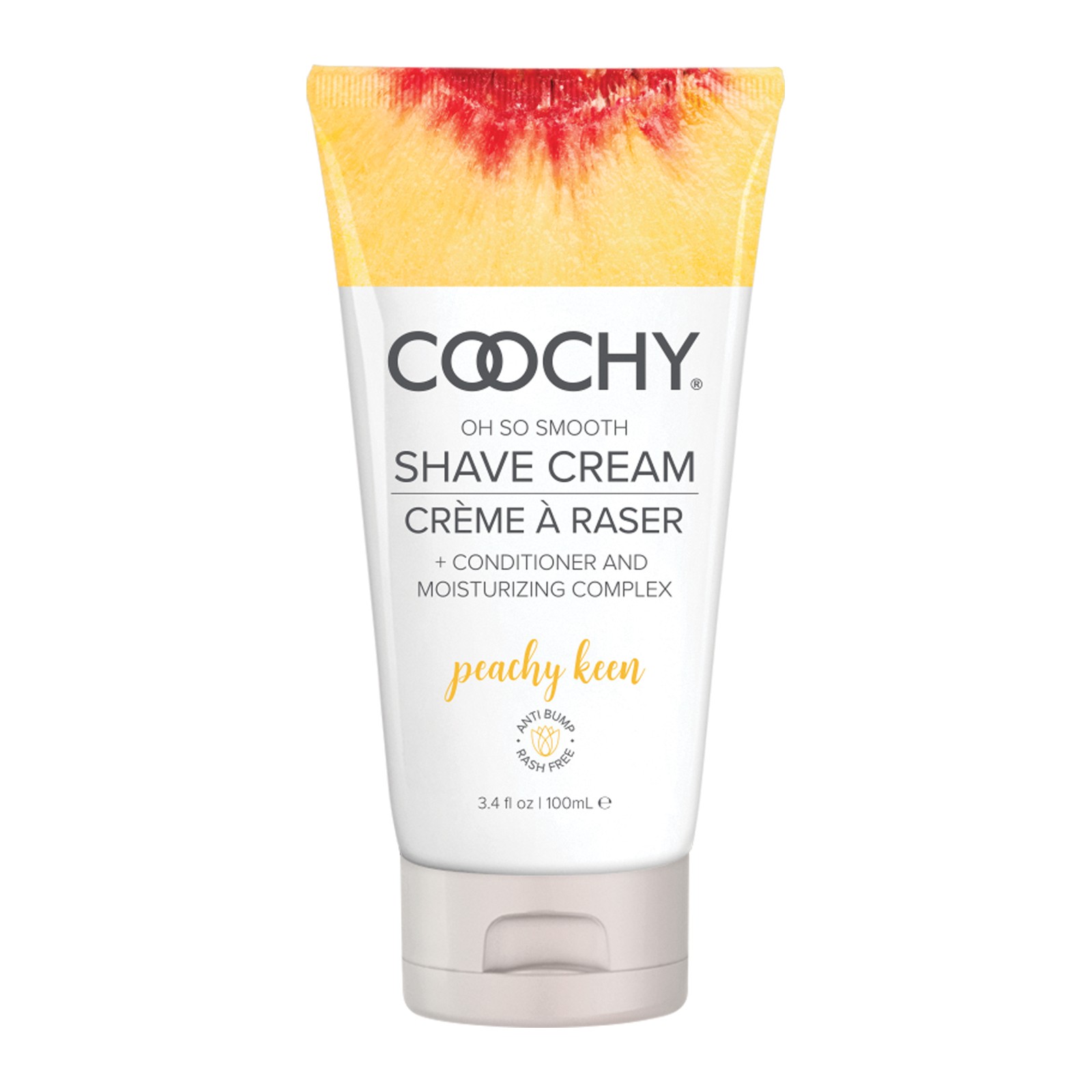 COOCHY Peachy Keen Shave Cream 3.4 oz