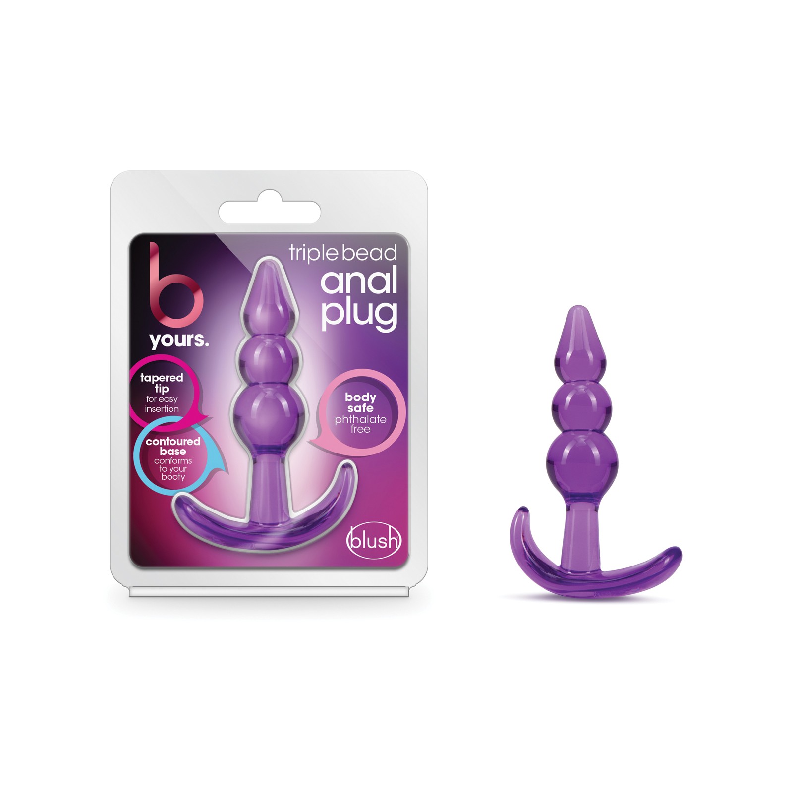 Plug Anal Triple B Yours Morado