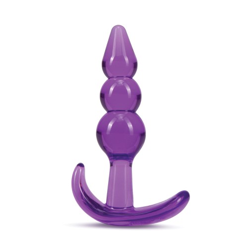 Blush B Yours Triple Bead Anal Plug Purple