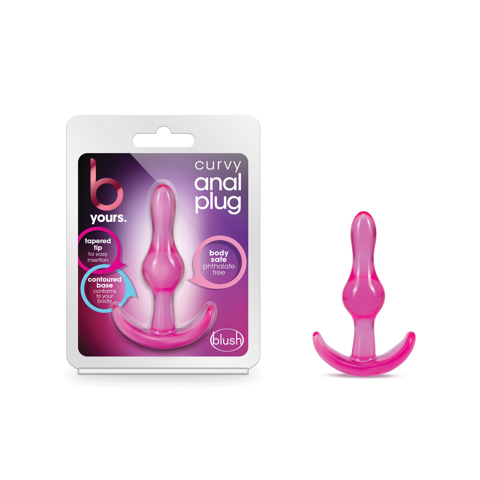 Plug Anal Curvo B Yours para Principiantes