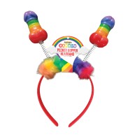 Rainbow Pecker Bopper Headband