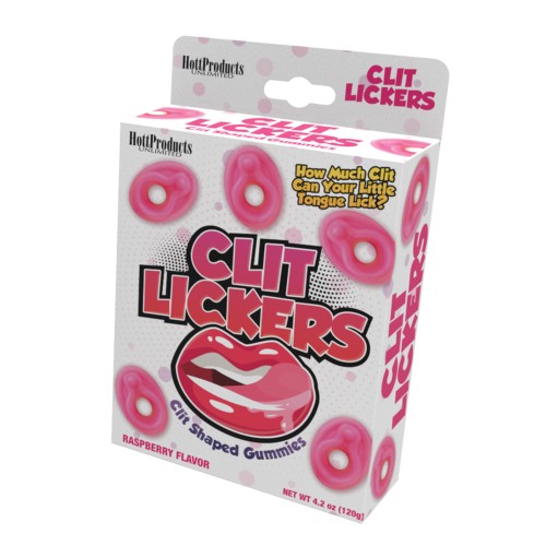 Clit Lickers Clit Shaped Gummies Raspberry