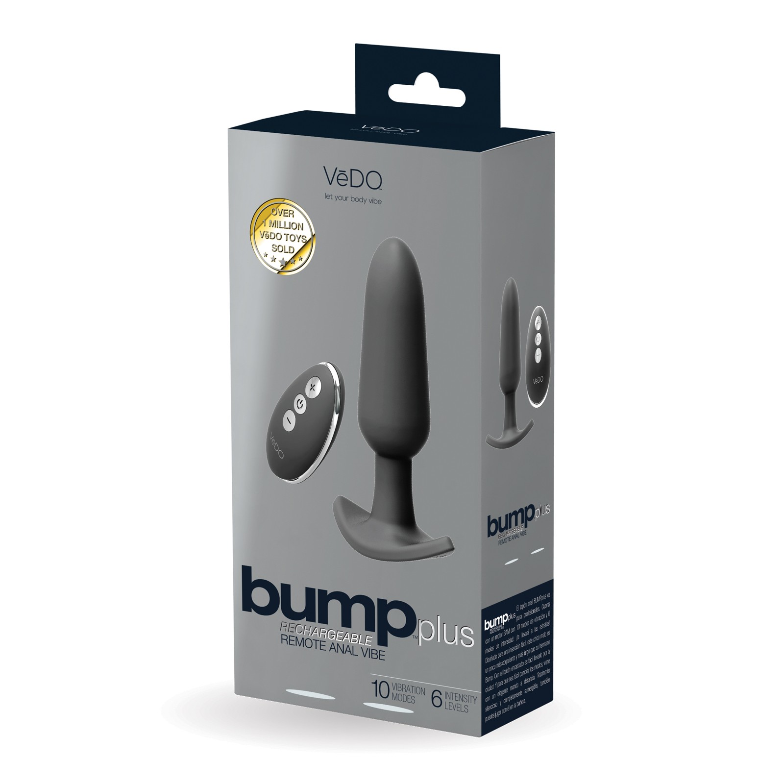 VeDO Bump Plus Rechargeable Anal Vibe - Wireless Fun!