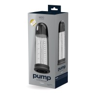 Pump Rechargeable Vacuum Penis Pump - Just Black - Enhance Your Stamina