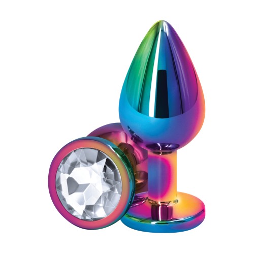 Rear Assets Multicolor Medium Clear Anal Toy