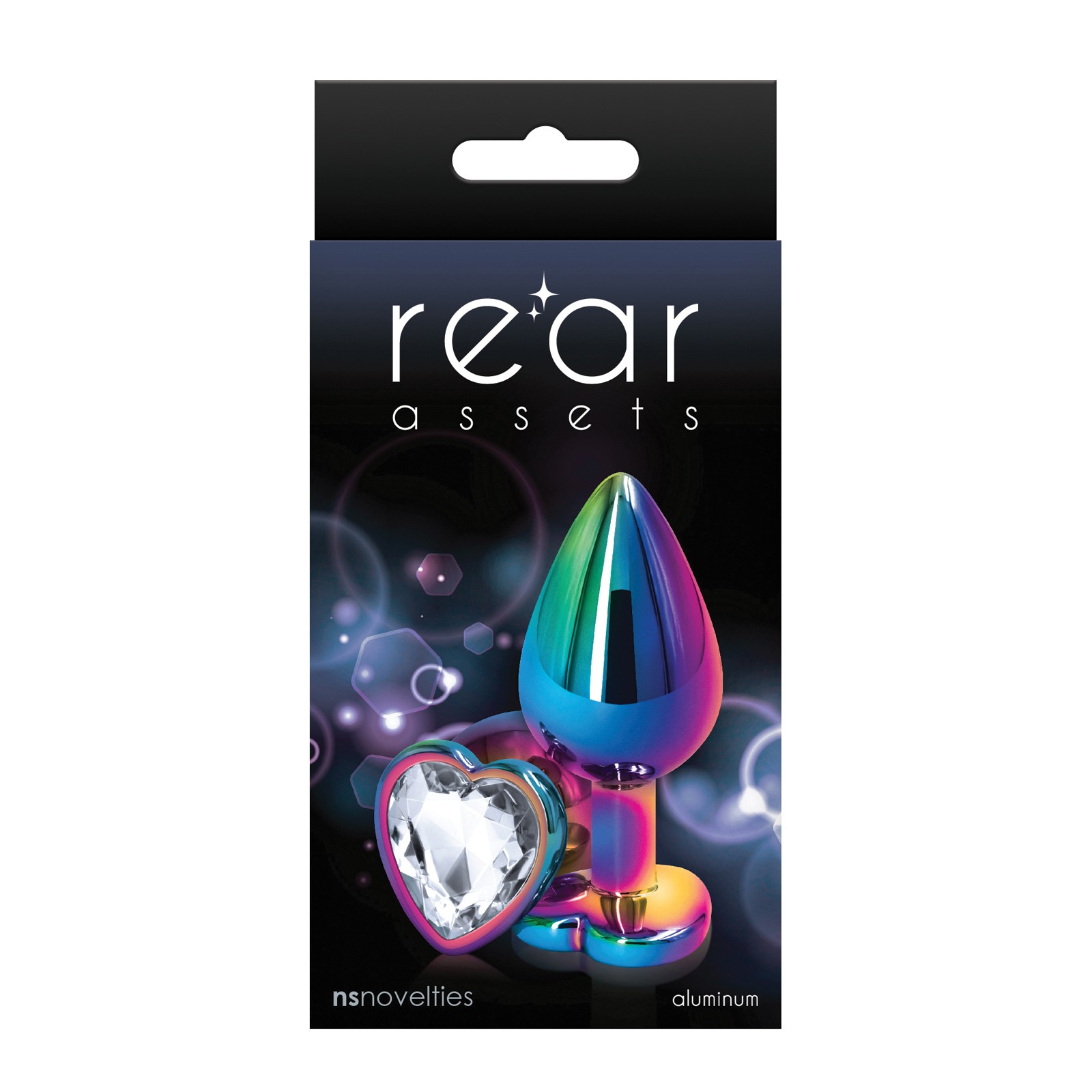 Rear Assets Multicolor Heart Medium Clear