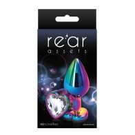 Rear Assets Multicolor Heart Medium Clear