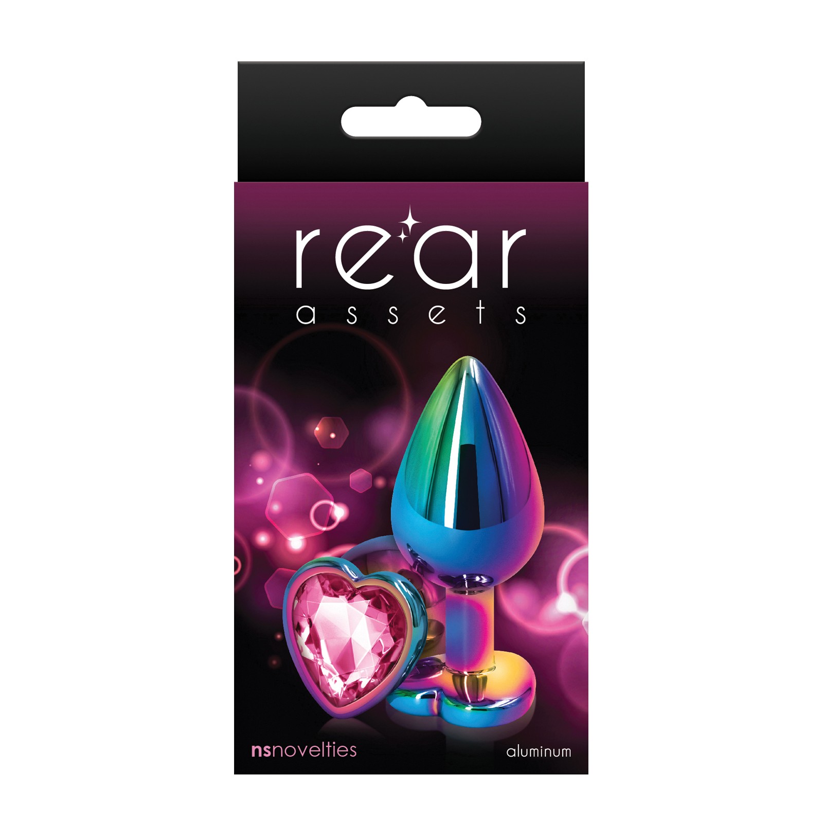 Anal Toys Multicolor Heart Medium - Rosa