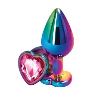 Anal Toys Multicolor Heart Medium - Rosa