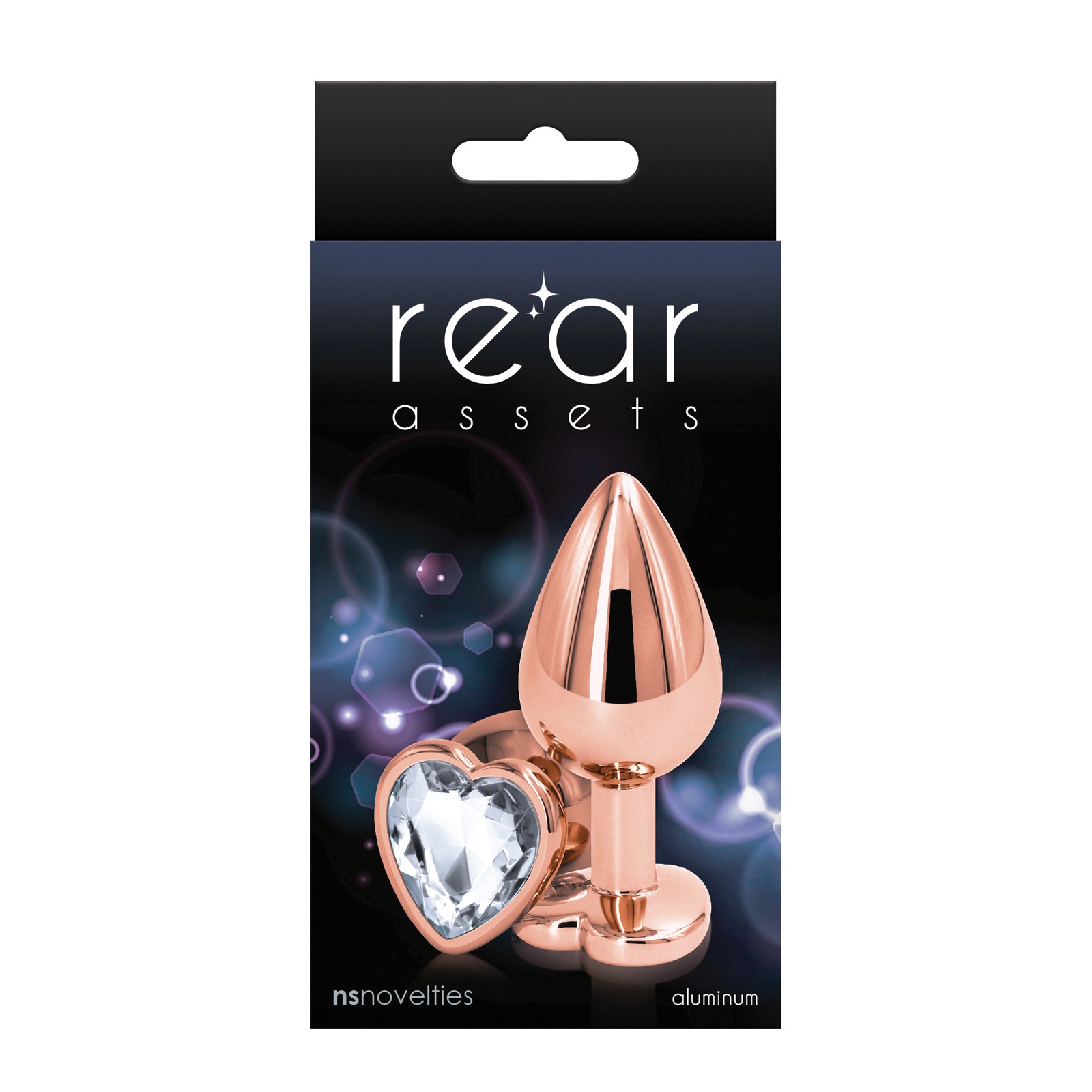 Anal Rose Gold Heart - Mediano