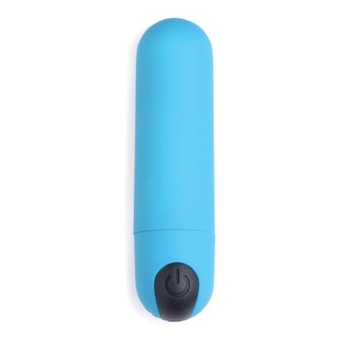 Bang! Vibrating Bullet with Remote Control - Blue