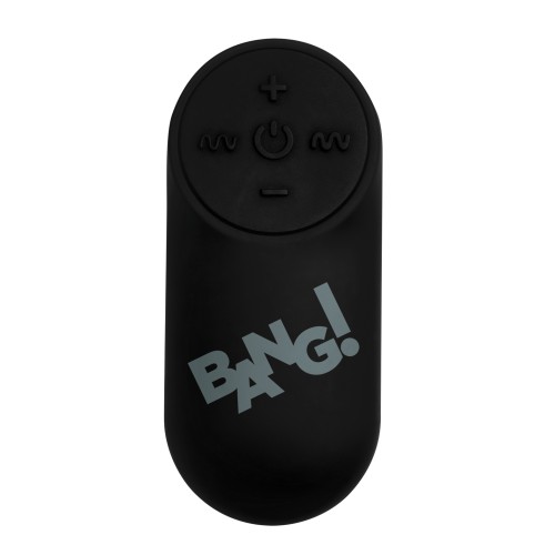 Bang! Vibrating Bullet with Remote Control - Blue