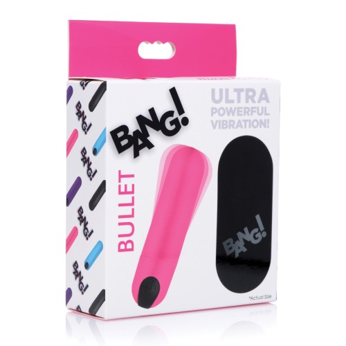 Bang! Bullet Vibrador con Control Remoto