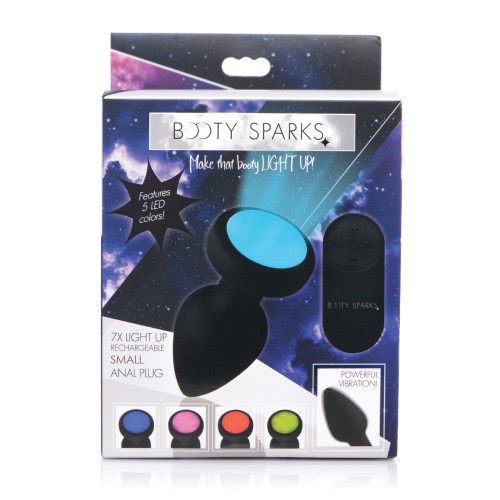 Booty Sparks LED Vibrating Plug Small