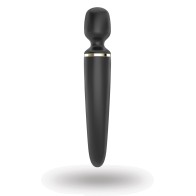 Satisfyer Wand-er Woman Massager - Black/Gold