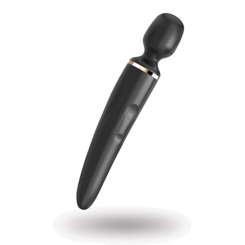 Satisfyer Wand-er Woman Massager - Black/Gold