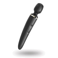 Satisfyer Wand-er Woman Massager - Black/Gold