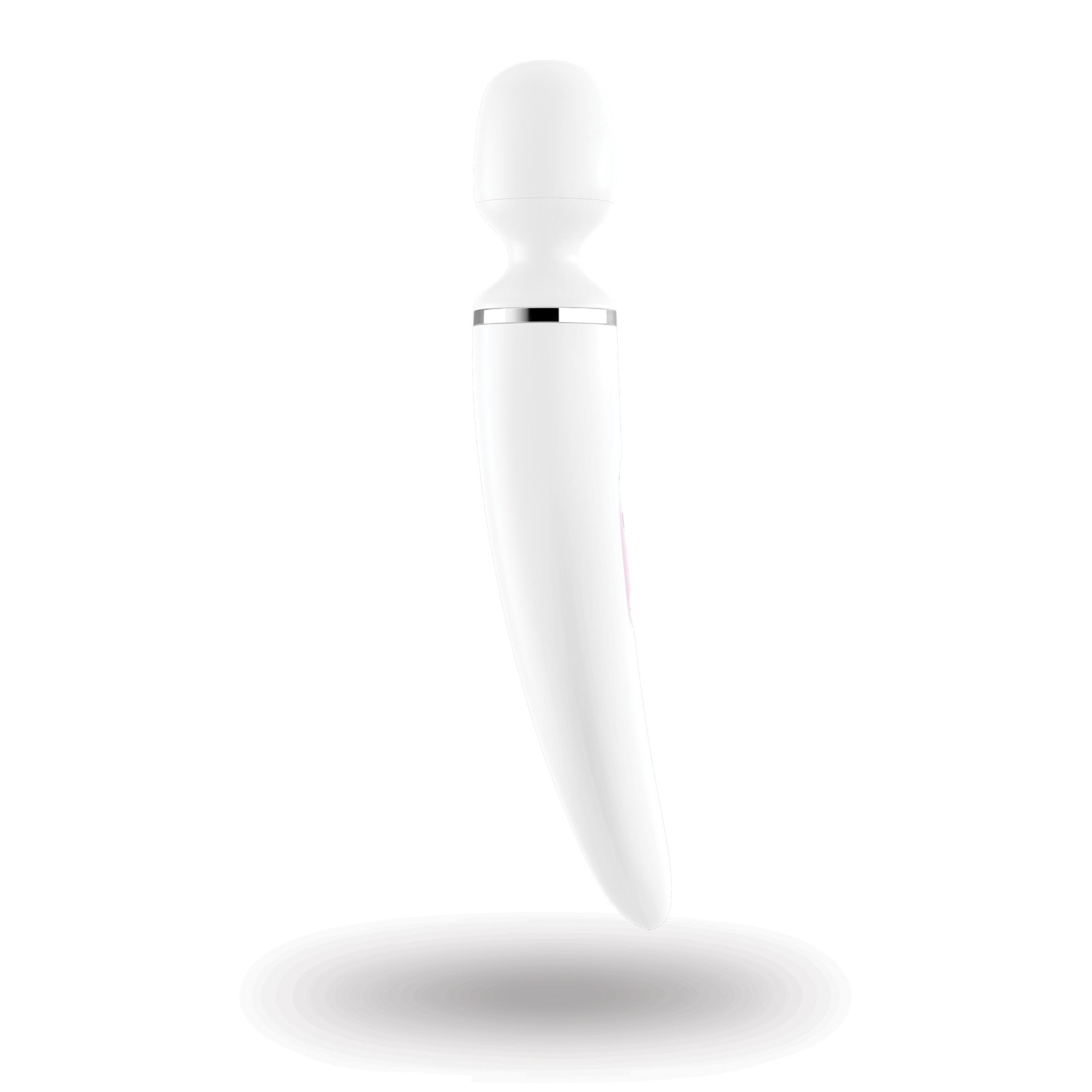 Satisfyer Wand-er Woman Blanco Cromo